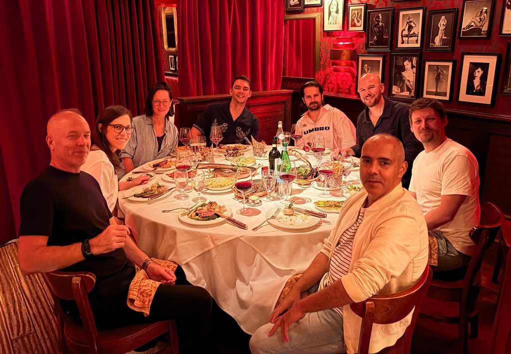 Slap up meal at Mrs Miggin’s Pie Shop… NYC style